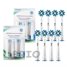 Насадки комплект із 8 змінних EB50 для зубних щіток Oral B Cross Action