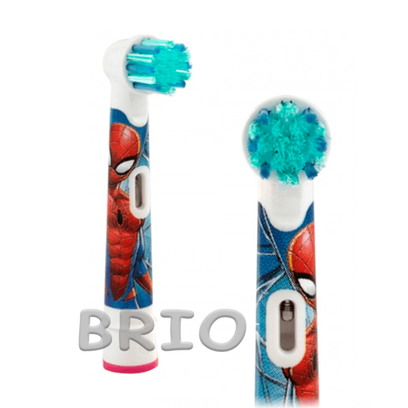 Насадки Braun Oral-B Stages Power Spider-Man EB10 4 шт набір змінних для дітей м'яка щетина