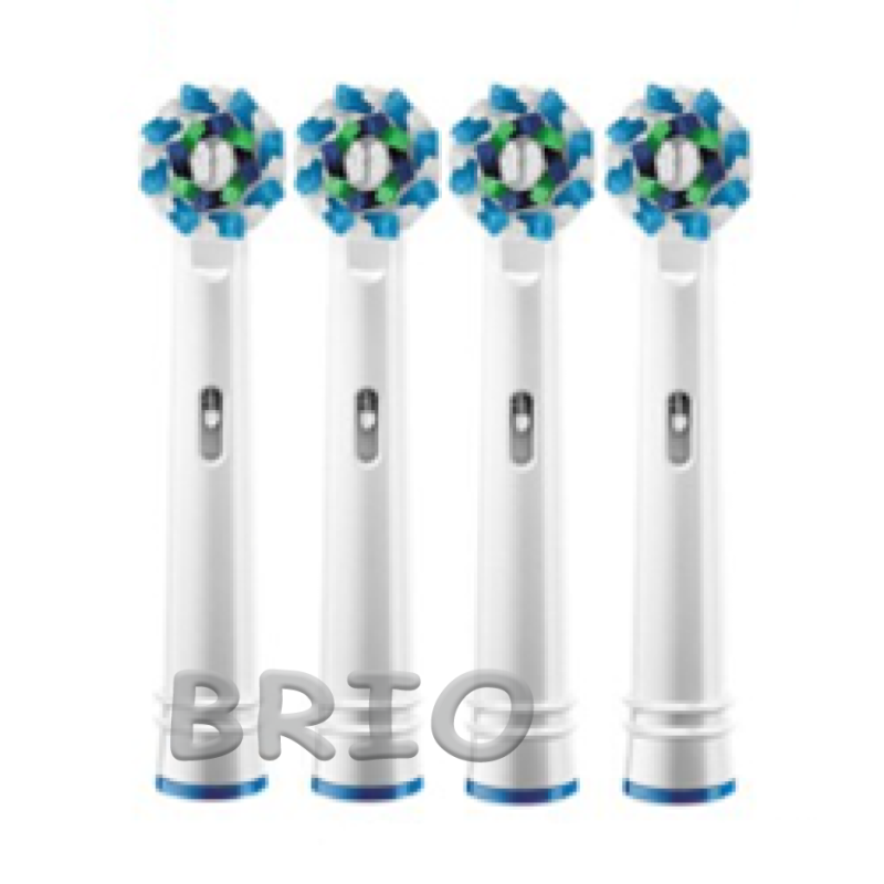 Насадки електричних зубних щіток Oral-B Cross Action EB50 середньої жорсткості 4 шт