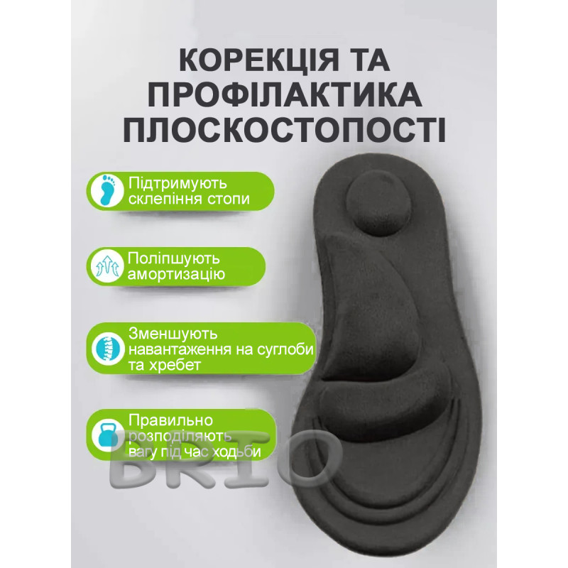 Теплі ортопедичні устілки для максимального комфорту 39-42