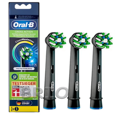Змінні насадки Oral-B Cross Action EB50 Black насадки 3 шт.