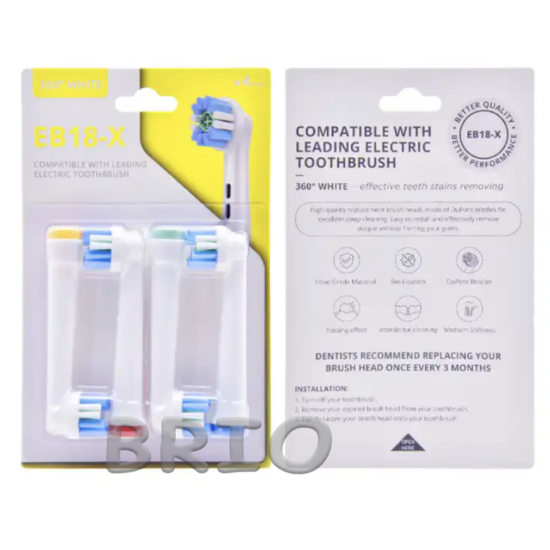 Комплект насадок EB18-X для зубних щіток Braun Oral-B
