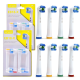 Комплект із 8 насадок EB18-X 3d White для електричних зубних щіток Oral B