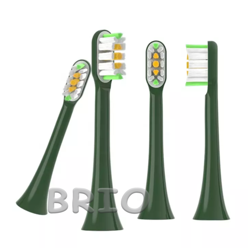 Насадки для зубної щітки Soocas X5 набір змінні комплект 4 шт зелені