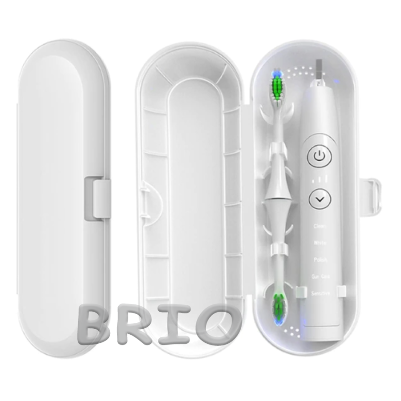 Бокс футляр до зубної щітки philips sonicare дорожній універсальний чохол білого кольору